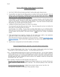 Instructions for Form E-500H White Goods Disposal Tax Return - North Carolina