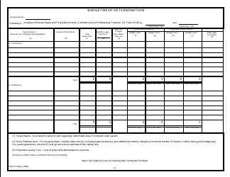 Form HM-2 Budget/Rent Determination - New York, Page 11