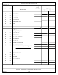 Form HM-2 Budget/Rent Determination - New York, Page 5