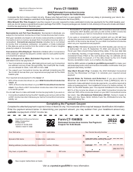 Form CT-1040ES Estimated Connecticut Income Tax Payment Coupon for Individuals - Connecticut