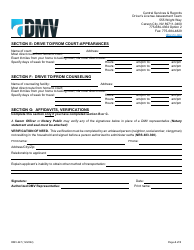 Form DMV-247 24/7 Application for Restricted License - Nevada, Page 4