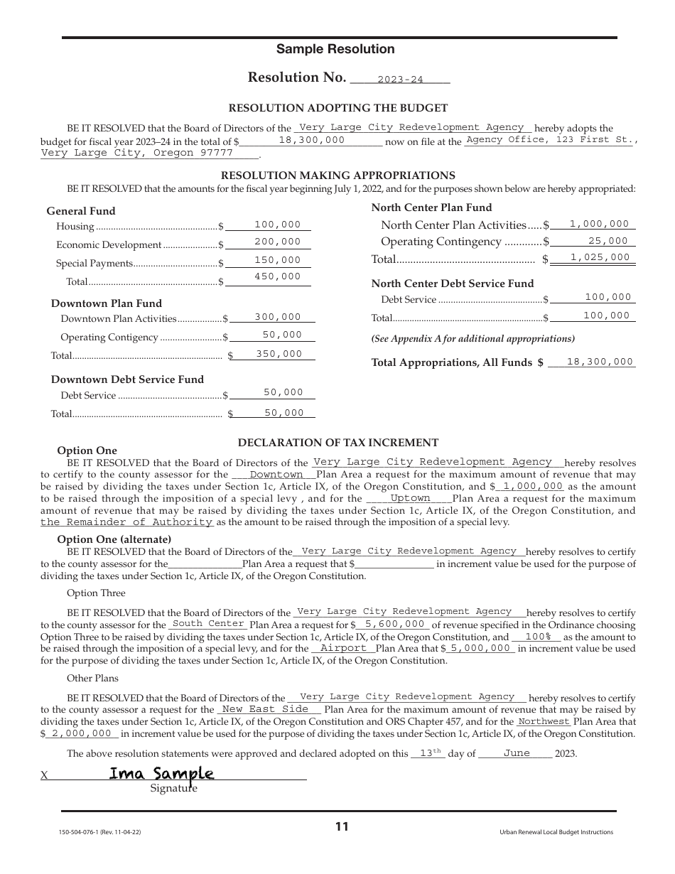 Instructions for Form OR-UR-NBC, 150-504-079, OR-UR-1, 150-504-077, OR-UR-RES, 150-504-081, OR-UR-50, 150-504-078, OR-UR-SBH, 150-504-080 - Oregon, Page 11