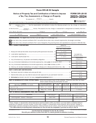 Instructions for Form OR-LB-NBC, 150-504-063, OR-LB-1, 150-504-064, OR-LB-RES, 150-504-065, OR-LB-50, 150-504-050, OR-LB-SBH, 150-504-067 - Oregon, Page 14