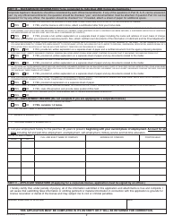 Form B1 (MO375-0112) Missouri Uniform Application for Bail Bond or Surety Recovery License - Missouri, Page 2