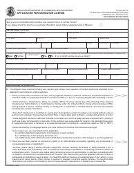 Form MO375-0892 Application for Navigator License - Missouri