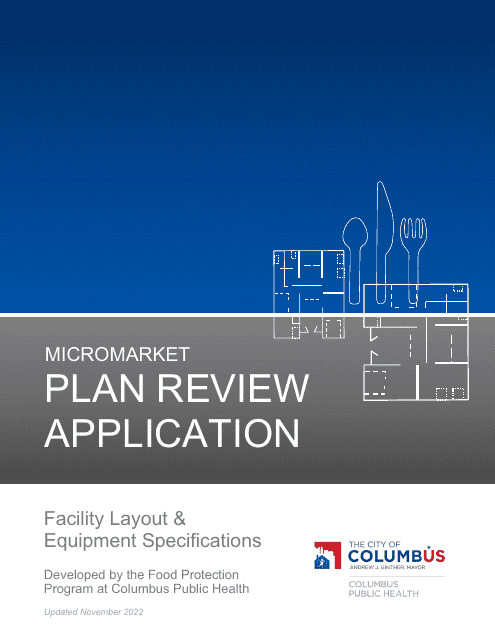 Micromarket Plan Review Application - City of Columbus, Ohio Download Pdf