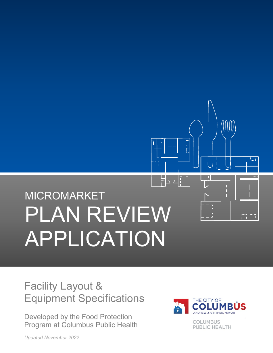 Micromarket Plan Review Application - City of Columbus, Ohio, Page 1