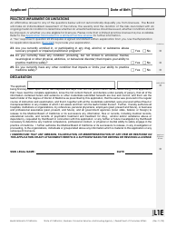 Form L1 Application for a Physician&#039;s and Surgeon&#039;s License - California, Page 5