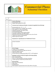 Commercial Plans Submittal Checklist - City of Troy, Michigan, Page 2