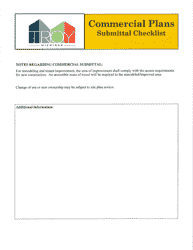 Commercial Plans Submittal Checklist - City of Troy, Michigan, Page 3
