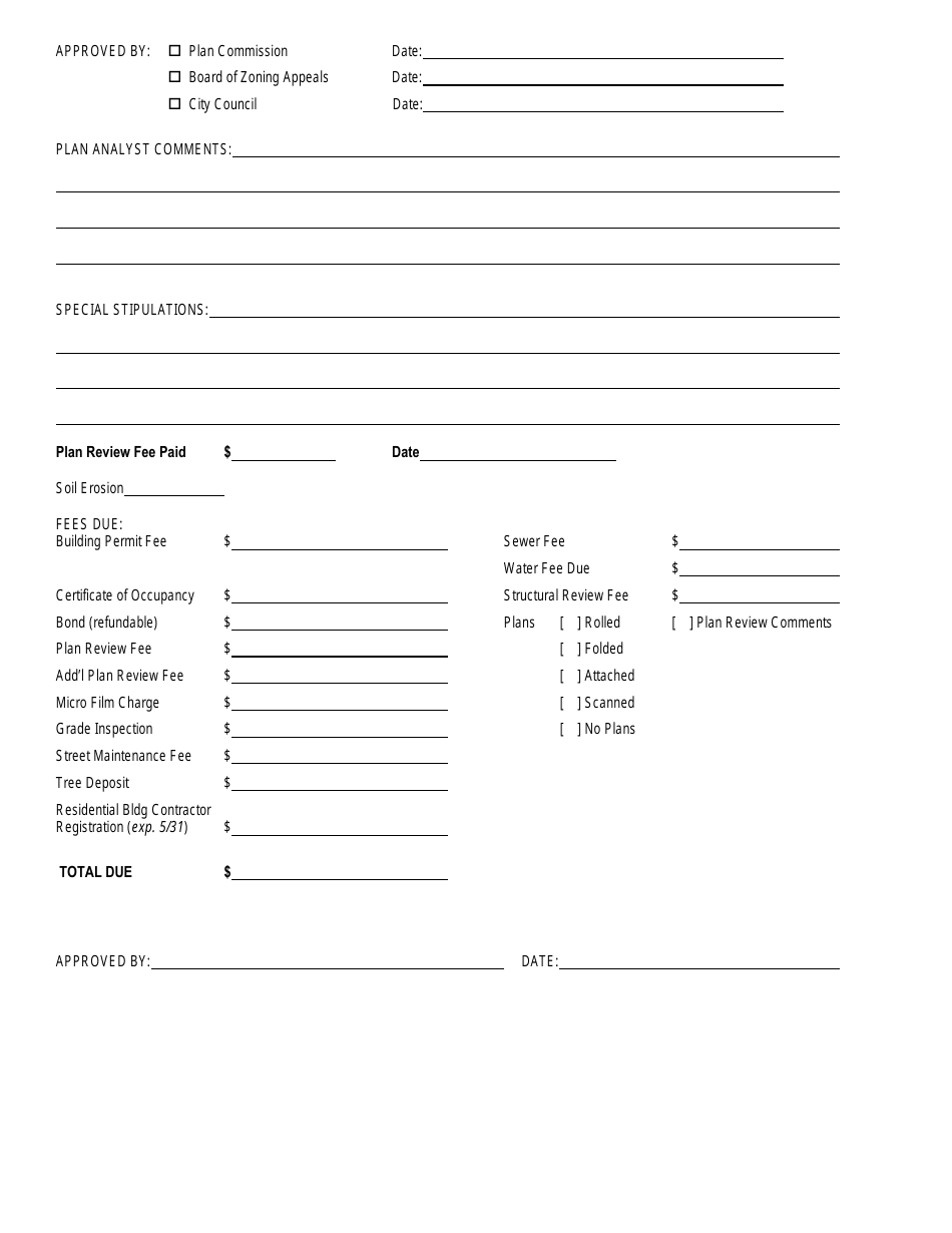 Residential Building Permit Application - City of Troy, Michigan, Page 2
