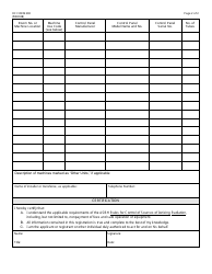 RC Form 200 Radiation Machine Facility Registration - Arkansas, Page 2