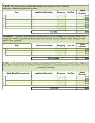 Tobacco Prevention &amp; Cessation Program Budget Justification Form - Arkansas, Page 2