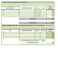 Tobacco Prevention &amp; Cessation Program Budget Justification Form - Arkansas, Page 4