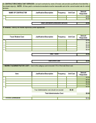 Tobacco Prevention &amp; Cessation Program Budget Justification Form - Arkansas, Page 7