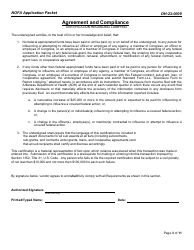 Form DH-23-0009 Application Packet - Arkansas, Page 3