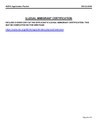 Form DH-23-0009 Application Packet - Arkansas, Page 8
