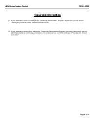 Form DH-23-0009 Application Packet - Arkansas, Page 9