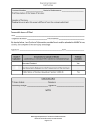 New Contract Submission - Small Purchase - Mississippi, Page 3