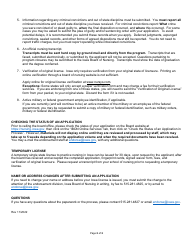 Instructions for Licensure by Endorsement - Iowa, Page 2