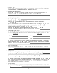 Lot Line Adjustment Application - Mono County, California, Page 6