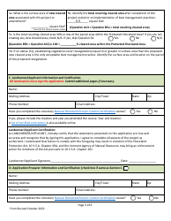 Shoreland Protection Permit Application - Vermont, Page 3