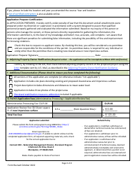 Shoreland Protection Permit Application - Vermont, Page 4