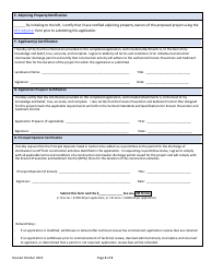 Application for Individual Construction (Indc) Stormwater Discharge Permit - Vermont, Page 3