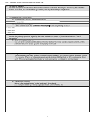 Determination and Class I Rulemaking Petition Database Form - Vermont Wetlands Program - Vermont, Page 2