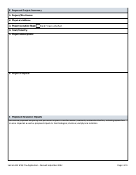 Part 1 Section 401 Water Quality Certification Pre-application Form - Vermont, Page 2