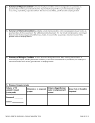 Part 2 Section 401 Water Quality Certification Application Form - Vermont, Page 10