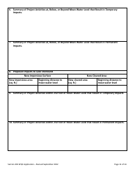 Part 2 Section 401 Water Quality Certification Application Form - Vermont, Page 11