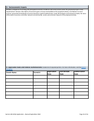 Part 2 Section 401 Water Quality Certification Application Form - Vermont, Page 13