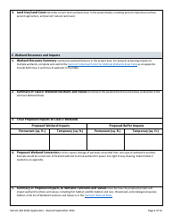 Part 2 Section 401 Water Quality Certification Application Form - Vermont, Page 4