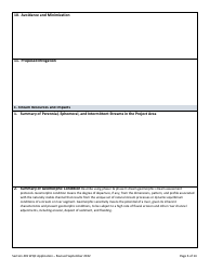Part 2 Section 401 Water Quality Certification Application Form - Vermont, Page 6