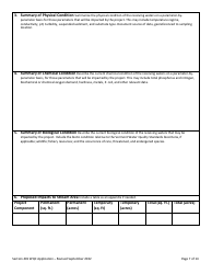 Part 2 Section 401 Water Quality Certification Application Form - Vermont, Page 7