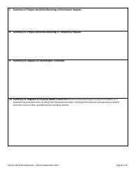 Part 2 Section 401 Water Quality Certification Application Form - Vermont, Page 8