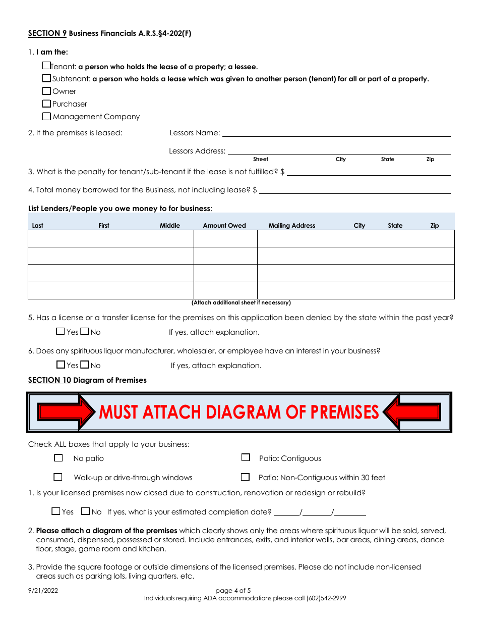 Transfer Series 6 Bar License - Arizona, Page 4