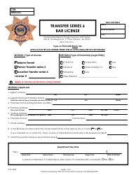 Document preview: Transfer Series 6 Bar License - Arizona