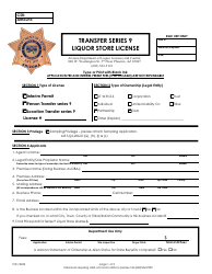 Document preview: Transfer Series 9 Liquor Store License - Arizona