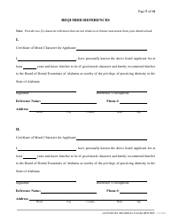 Dental License by Regional Exam Application - Alabama, Page 5