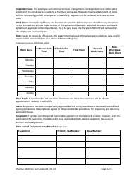 Telework Request and Agreement Form - Alaska, Page 3