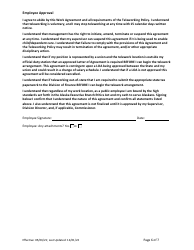 Telework Request and Agreement Form - Alaska, Page 6