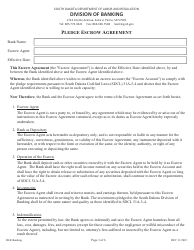 Document preview: Pledge Escrow Agreement - South Dakota