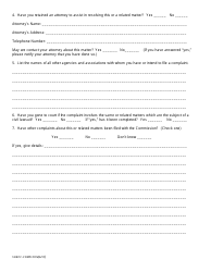 Complaint Form - South Dakota, Page 3