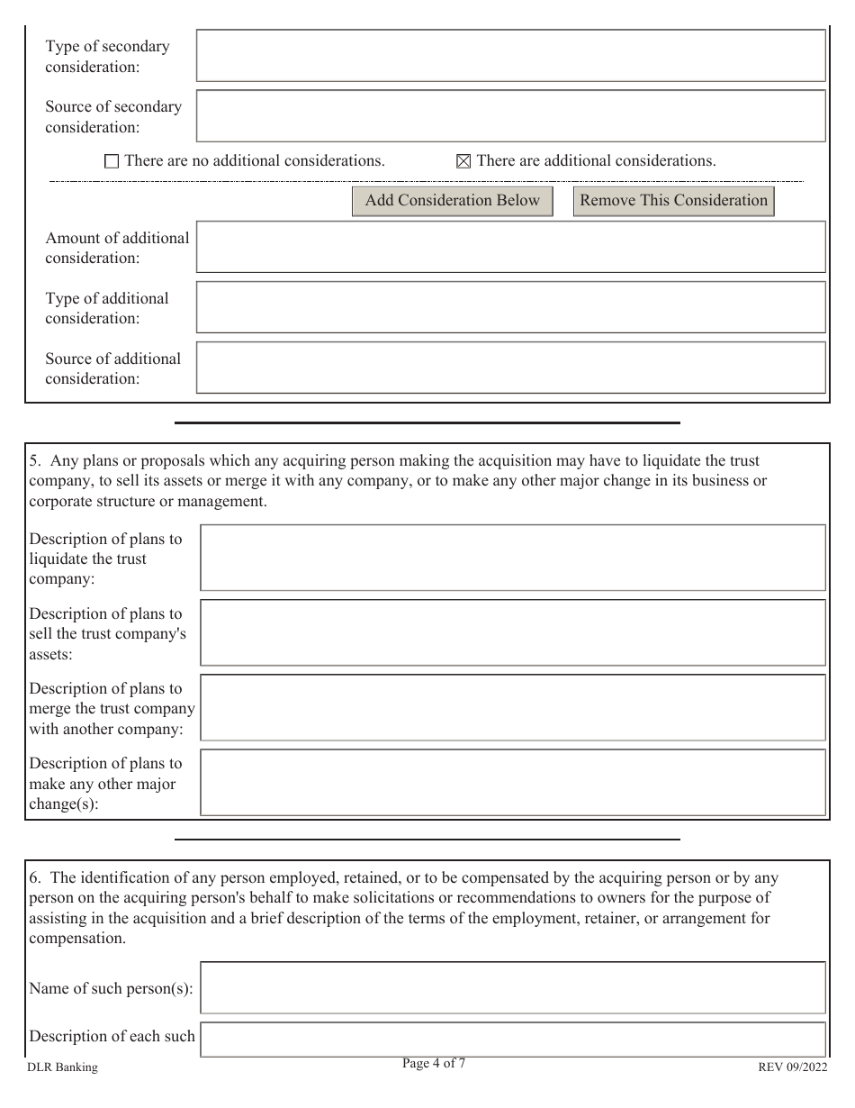 Change in Control Notice - South Dakota, Page 4