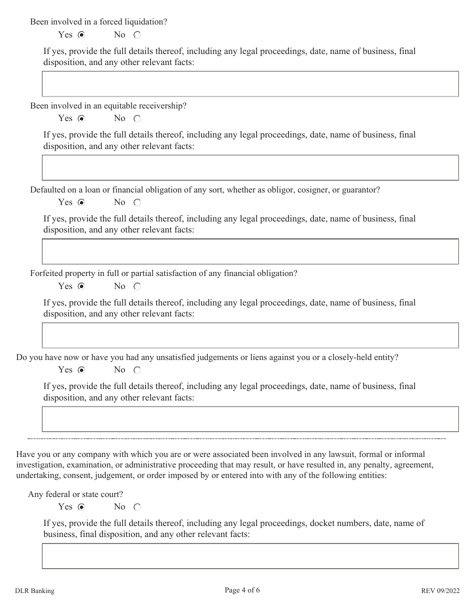 Biographical and Financial Report - South Dakota, Page 4