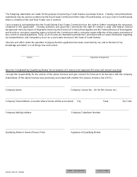 SD Form 0272 Non-resident Application - South Dakota, Page 4