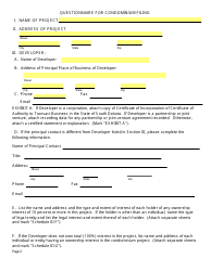 SD Form 0263 Application for Registration and Notice of Intention to Sell Condominium - South Dakota, Page 2