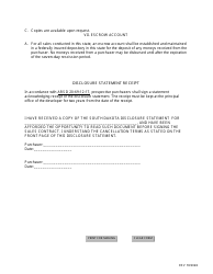 SD Form 0286 Timeshare Application - South Dakota, Page 9